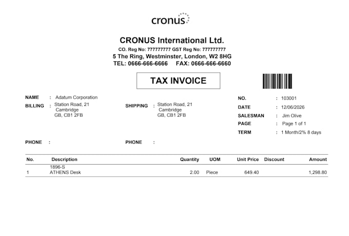 fix and customize your business central rdlc report layouts